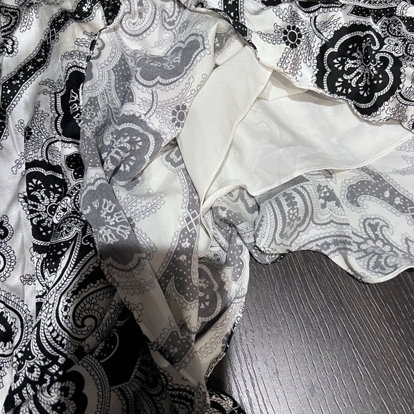 Caroline Constas Silk Patterned Floral Top Skirt Set XS - Picture 6 of 6